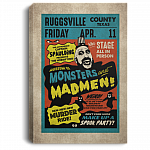 House Of A Thousand Corpses Poster - Captain Spaulding Gallery Wrapped Framed Canvas Prints - Unframed Poster, White, 0.75'' Framed Canvas