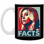 Kayleigh Facts Ceramic Coffee Mug - Funny Press Secretary Kayleigh McEnany Beer Stein - Color Changing Mug, Black, 11 oz. White Mug