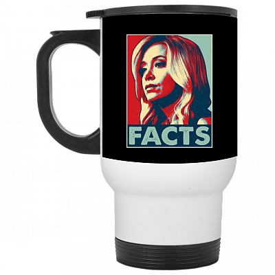 14 oz. White Travel Mug