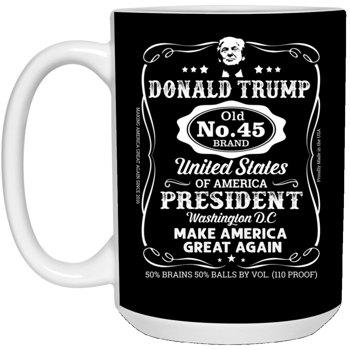 Trump Old 45 Mug | Donald Trump Old No 45 United States Of America President  Mug | CubeBik