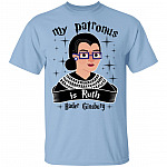 My Patronus Is Ruth Bader Ginsburg T-Shirt - Notorious RBG Feminist Gift Shirt, Light Blue, Unisex T-Shirt
