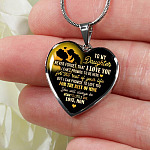 From Mom To My Daughter Saying Necklace - Never Forget I Love You Mommy's Little Girl Heart Pendant Necklace - Heart Luxury Necklace (Silver) From Mom To My Daughter Saying Necklace - Never Forget I Love You Mommy's Little Girl Heart Pendant Necklace - Heart Luxury Necklace (Silver)