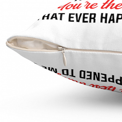 Alternative view of To My Wife I Love You Throw Pillow - Decorative Pillow - Indoor Outdoor Cushion - Sofa Home Decor