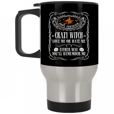 14 oz. Silver Travel Mug