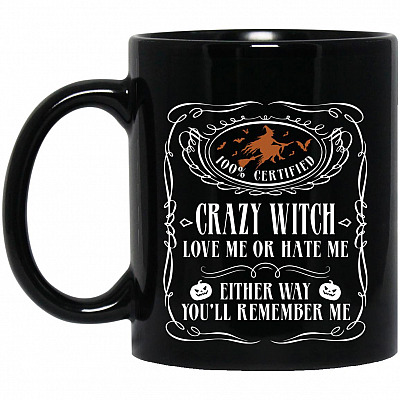 11 oz. Black Mug
