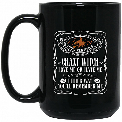 15 oz. Black Mug