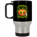 Hellaweed Cannabis Pumpkin Ceramic Coffee Mug - Travel Mug - Color Changing Mug, Black, 14 oz. Silver Travel Mug Hellaweed Cannabis Pumpkin Ceramic Coffee Mug - Travel Mug - Color Changing Mug, Black, 14 oz. Silver Travel Mug
