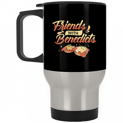 14 oz. Silver Travel Mug