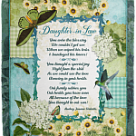 Daughter-in-law Fleece Blanket - Sherpa Blanket - Woven Blanket - Daughter In Law Gifts From Mother In Law, White, Cozy Plush Fleece Blanket - 50x60 Daughter-in-law Fleece Blanket - Sherpa Blanket - Woven Blanket - Daughter In Law Gifts From Mother In Law, White, Cozy Plush Fleece Blanket - 50x60
