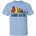 Deez Nuts Electrician Shirt - Funny Electrician Shirt - Humor Engineer Shirt - Science Lover Gifts, Light Blue, Unisex T-Shirt