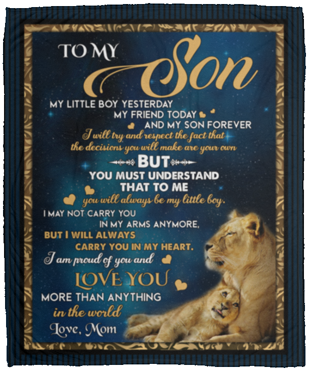 You Mean The World to Me Mom to My Son Lion Fleece Blanket Gift for Son Soft Fleece Throw Blanket for Gifts Plush Blanket You Mean The World to Me Mom to My Son Lion Fleece Blanket Gift for Son Soft Fleece Throw Blanket for Gifts Plush Blanket