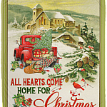 Red Trucks All Hearts Come Home For Christmas Fleece Blanket - Premium Mink Blanket - Woven Blanket, White, Cozy Plush Fleece Blanket - 50x60 Red Trucks All Hearts Come Home For Christmas Fleece Blanket - Premium Mink Blanket - Woven Blanket, White, Cozy Plush Fleece Blanket - 50x60