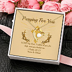 13Th. Praying For You(4) Forever Love Necklace (Gold) 4