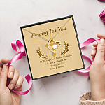 13Th. Praying For You(4) Forever Love Necklace (Gold) 5
