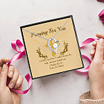 13Th. Praying For You(4) Forever Love Necklace (Silver) 5