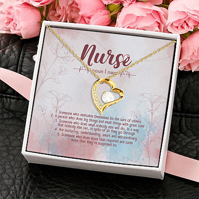 Definition Of Nurse Forever Love Pendant Necklace For Women