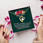 44KNG. Bonus Sister Gift Forever Love Necklace (Gold) 5