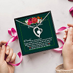 44KNG. Bonus Sister Gift Forever Love Necklace (Silver) 5