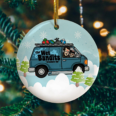 Alternative view of Wet Bandits Home Alone Christmas Ornament - Funny Christmas Movie Decorative Christmas Ornament