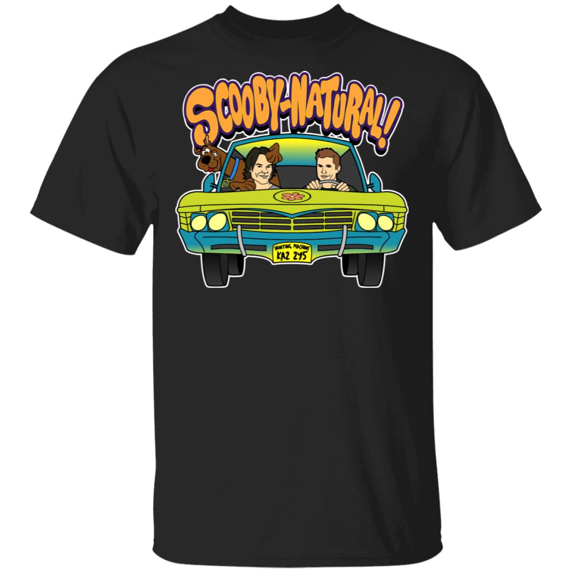 Scoobynatural T Shirts Scooby Natural T Shirt, Black, Unisex T-Shirt
