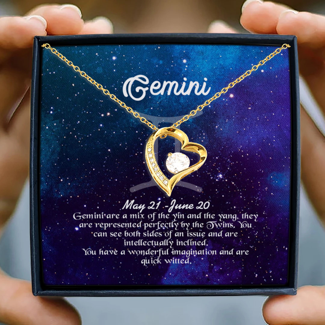 22 HG_ Leo Horoscope_05 Forever Love Necklace (Gold) 3