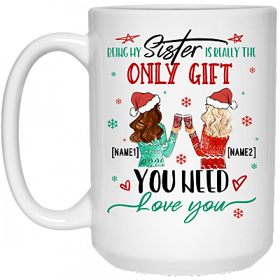 15 oz. White Mug