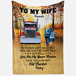1VT. Trucker To My Wife Personalized - mk2 - Grand Hotel - #000000