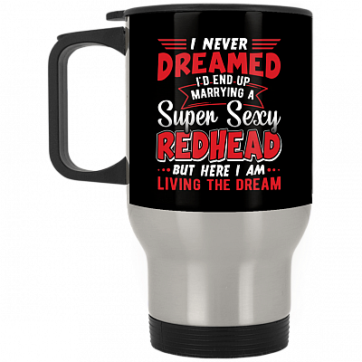 14 oz. Silver Travel Mug