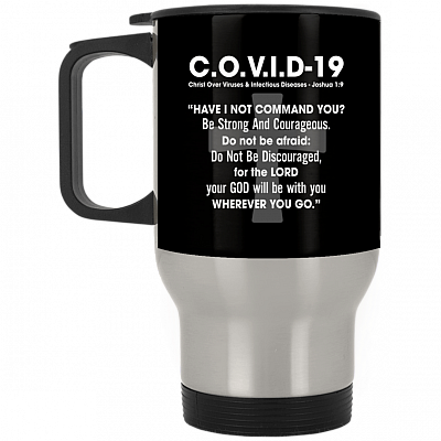 14 oz. Silver Travel Mug