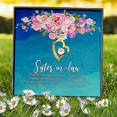 Sister In-law Gift Forever Love Pendant Necklace