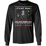 It's Not Xmas Until Hans Gruber Falls From Nakatomi Plaza Christmas Gift Hoodie - Sweatshirt - Long Sleeve, Black, Long Sleeve It's Not Xmas Until Hans Gruber Falls From Nakatomi Plaza Christmas Gift Hoodie - Sweatshirt - Long Sleeve, Black, Long Sleeve