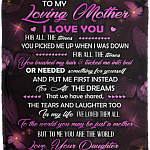 Butterfly To My Loving Mother I Love You For All The Times Fleece Blanket - Premium Mink Sherpa Blanket, White, Cozy Plush Fleece Blanket - 50x60 Butterfly To My Loving Mother I Love You For All The Times Fleece Blanket - Premium Mink Sherpa Blanket, White, Cozy Plush Fleece Blanket - 50x60