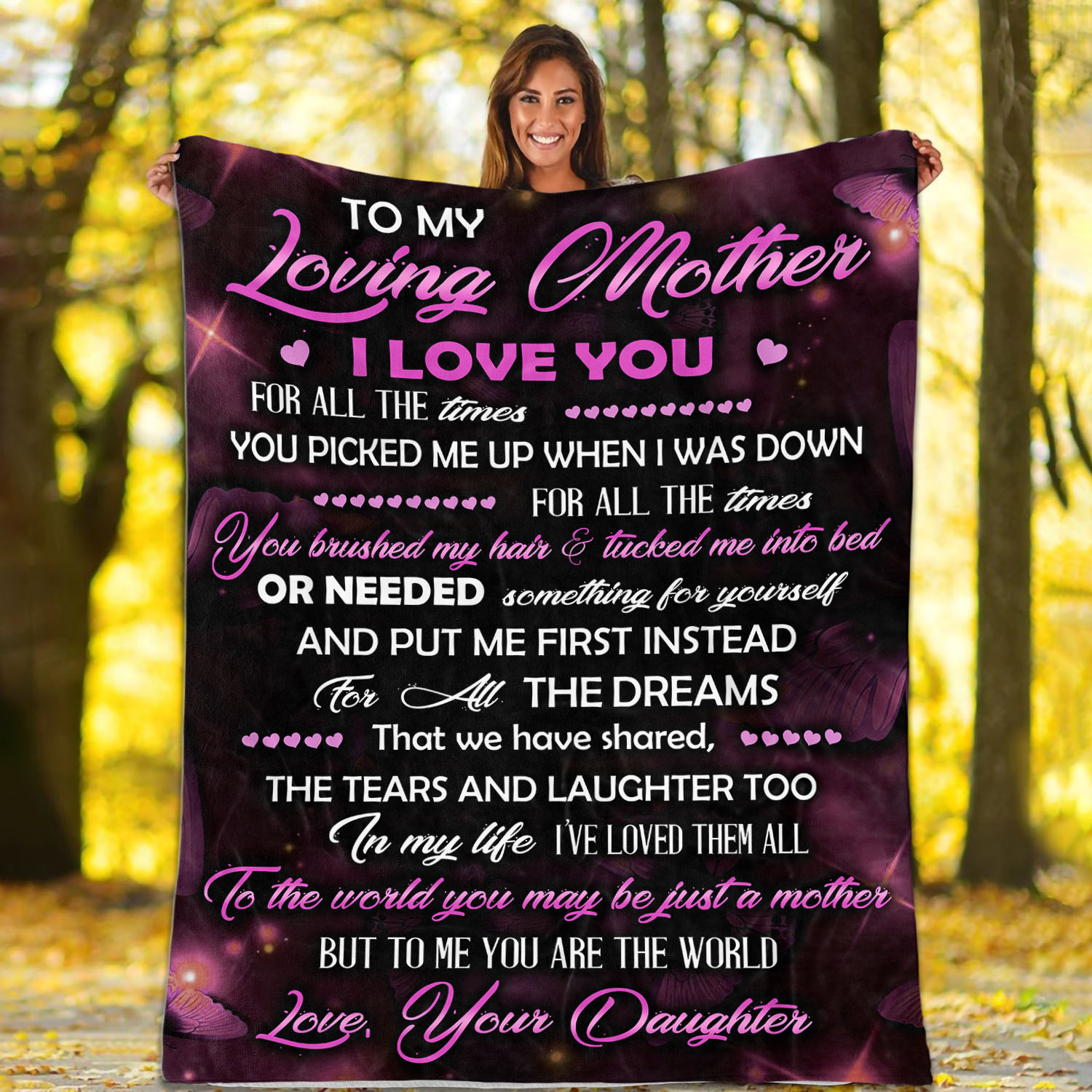 6VT. Butterfly Daughter To My Loving Mother mockup2