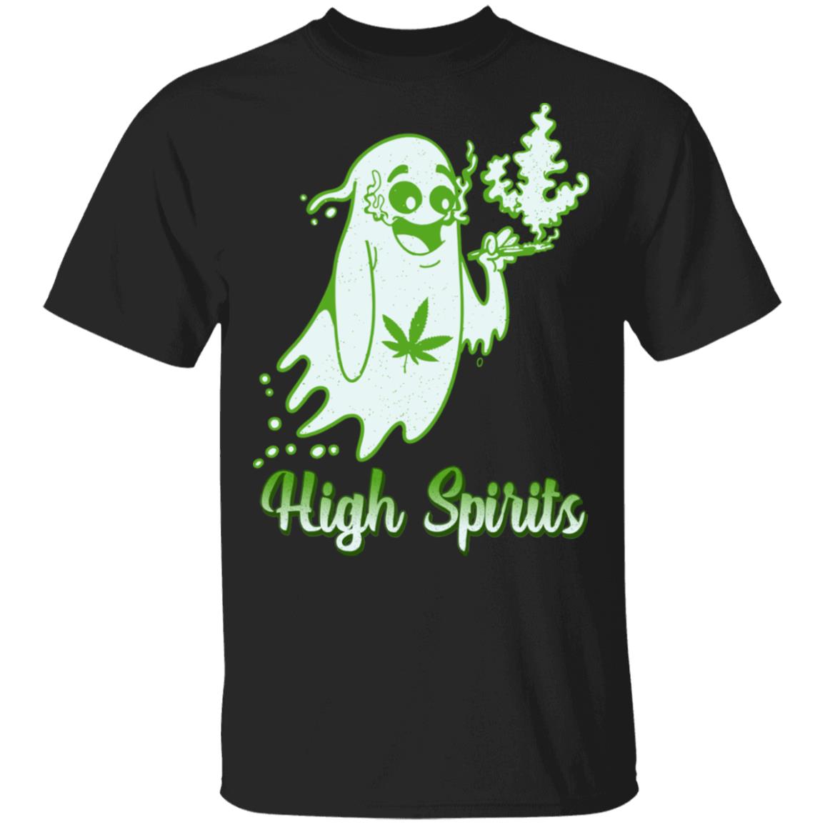 Weed Smokers High Spirits Ghost Marijuana 420 T-Shirt - Funny Cannabis Halloween Shirt, Black, Unisex T-Shirt Weed Smokers High Spirits Ghost Marijuana 420 T-Shirt - Funny Cannabis Halloween Shirt, Black, Unisex T-Shirt