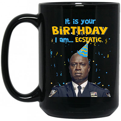15 oz. Black Mug