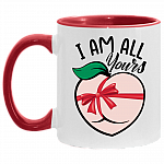 I'm All Your Accent Mug, White/Red, 11 oz. Accent Mug