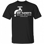 Wet Bandits Home Alone T-Shirt - Funny Christmas Movie Shirt, Black, Unisex T-Shirt