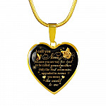 I Call You Nana Because You Are Way Too Cool To Be Called Grandmother Heart Pendant Necklace - Heart Luxury Necklace (Gold Plated)
