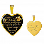 I Call You Nana Because You Are Way Too Cool To Be Called Grandmother Heart Pendant Necklace - Heart Luxury Necklace (Gold Plated)