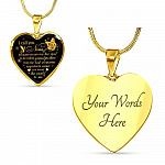 I Call You Nana Because You Are Way Too Cool To Be Called Grandmother Heart Pendant Necklace - Heart Luxury Necklace (Gold Plated)