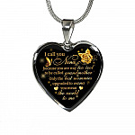I Call You Nana Because You Are Way Too Cool To Be Called Grandmother Heart Pendant Necklace - Heart Luxury Necklace (Silver)