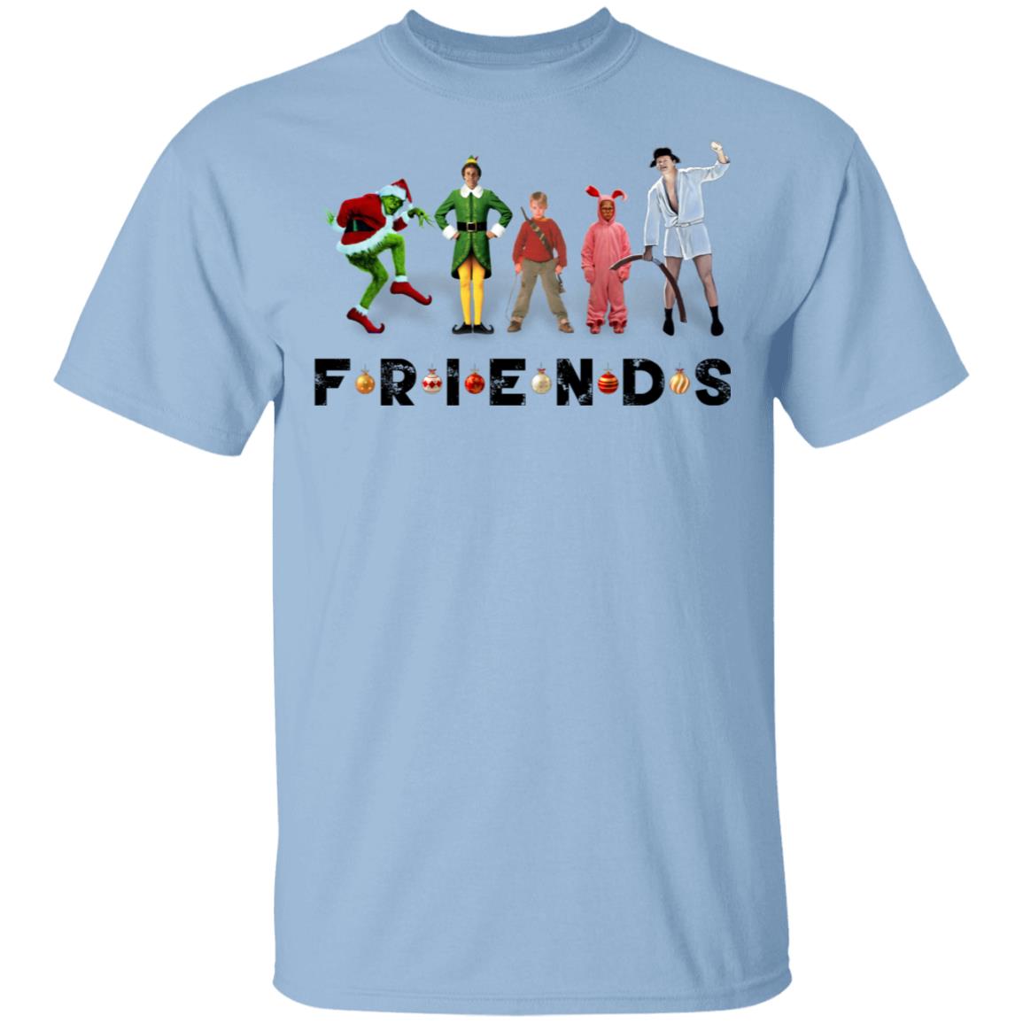 Christmas Friends 2020 T-Shirt, Light Blue, Unisex T-Shirt Christmas Friends 2020 T-Shirt, Light Blue, Unisex T-Shirt