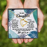7Th. Little Girl To Me(5) Forever Love Necklace (Gold)
