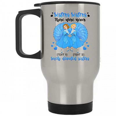 14 oz. Silver Travel Mug