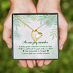 A Truly Great Coworker Is Hard To Find Farewell Gift Forever Love Pendant Necklace