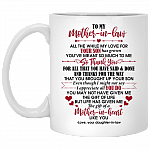 To My Mother In Law You've Meant So Much To Me Thank You Ceramic Coffee Mug - Mother In Law Gifts From Bride