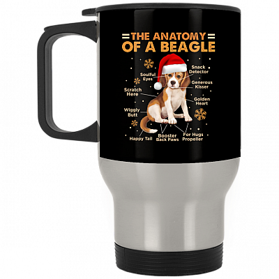 14 oz. Silver Travel Mug