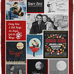 It's a Wonderful Life Every Time a Bell Rings an Angel Gets Its Wings Fleece Blanket - Bailey Bros Blanket, White, Cozy Plush Fleece Blanket - 50x60