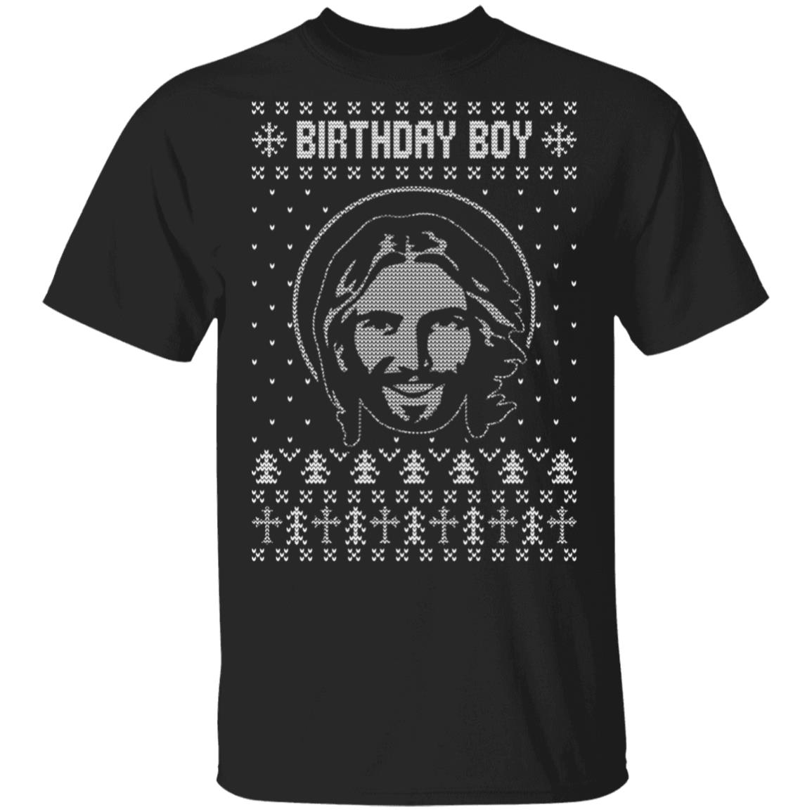 Birthday Boy Jesus Funny Ugly Christmas Sweater Design Christian Xmas T-Shirt - Happy Birthday Jesus Shirt, Black, Unisex T-Shirt Birthday Boy Jesus Funny Ugly Christmas Sweater Design Christian Xmas T-Shirt - Happy Birthday Jesus Shirt, Black, Unisex T-Shirt