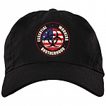 Essential Workers Brotherhood Essential Employee American 2020 Twill Cap - High-Profile Snapback Hat, Black, Brushed Twill Dad Cap